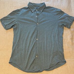 Bonobos Casual Teal Button-Down Shirt Slim Fit Medium